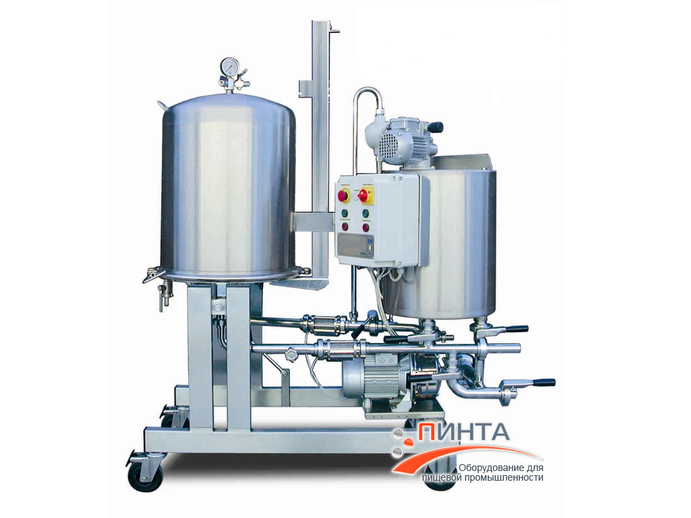 Кизельгуровый фильтр, полуавтомат. модель KFM/2